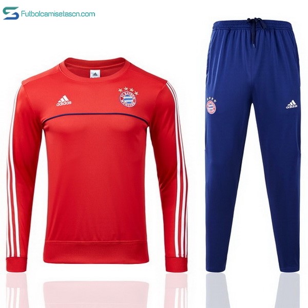 Chandal Bayern Munich Niños 2017/18 Rojo Azul